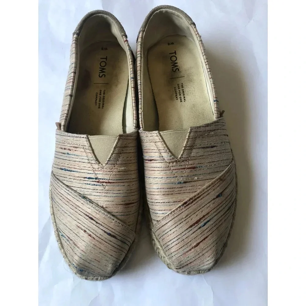 Toms Women’s Alpargata Espadrille Slip On Shoes US W8